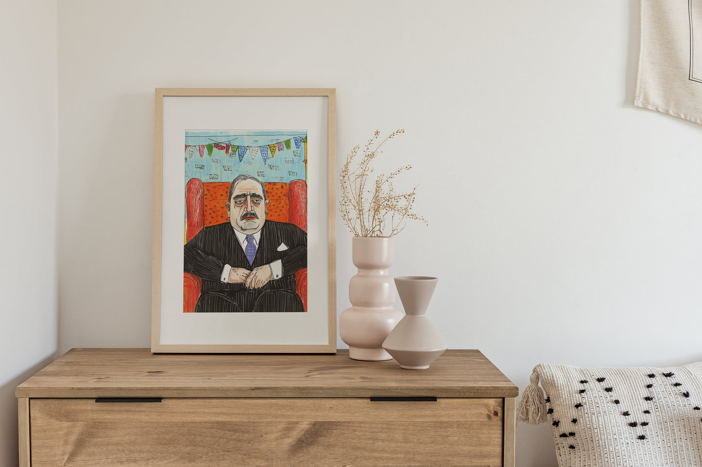 The Godfather Inspired Art Print | Mafia Boss Wall Decor | Pop Culture Movie Poster | 8x10” Print in 11x14” Mat