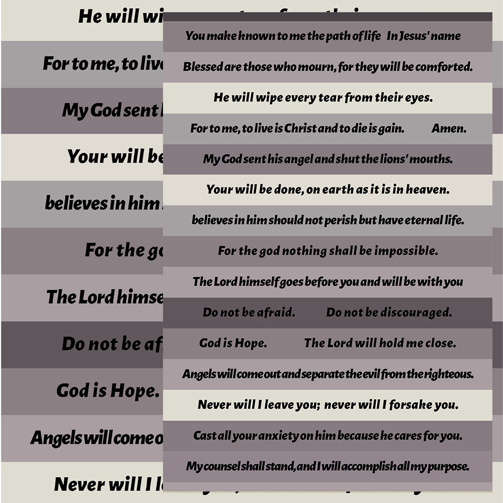 English Bible Verse Stickers 8 Sheets