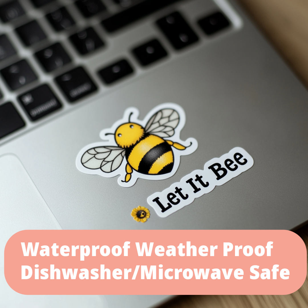 Drink Water Sticker Pack (Set of 3), Funny Hydration Sticker, Self-Care Vinyl Decal, Cute Pastel Sticker, Sassy Wellness Reminder, Laptop Sticker